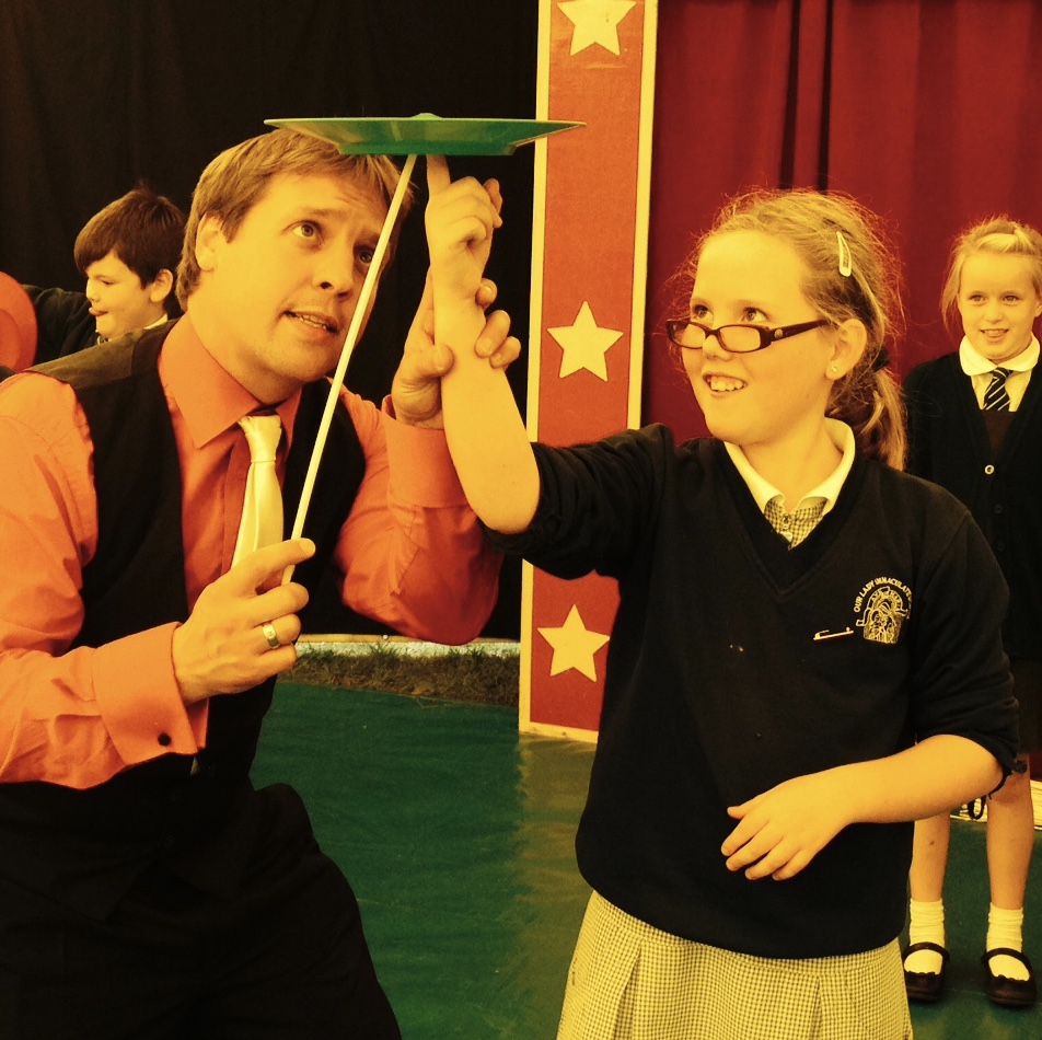 A Circus Skills Workshop in one of our Big Tops