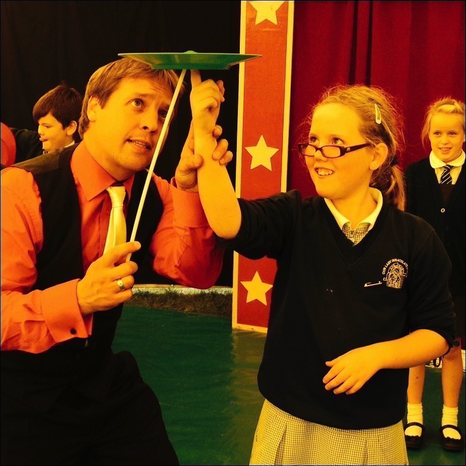 A Circus Skills Workshop in one of our Big Tops